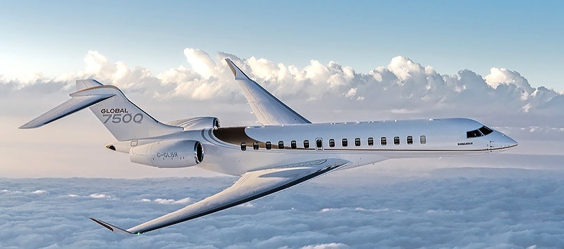 Jet privé avion aéronef  Global 7500 TissoT Aviation et Services