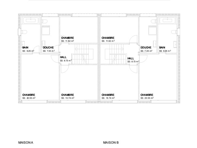 Belfaux ТиссоТ Недвижимость: вилла иммеющая ощие стены с другими виллами 5.5 комната