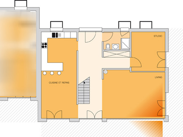 Chernex ТиссоТ Недвижимость: вилла иммеющая ощие стены с другими виллами 8 комната