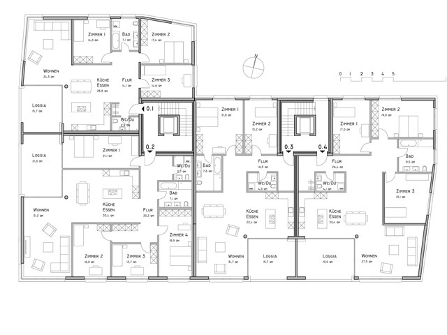 real estate - Viège - Flat 3.5 rooms