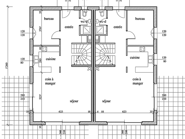 Cugy ТиссоТ Недвижимость: вилла иммеющая ощие стены с другими виллами 6.5 комната