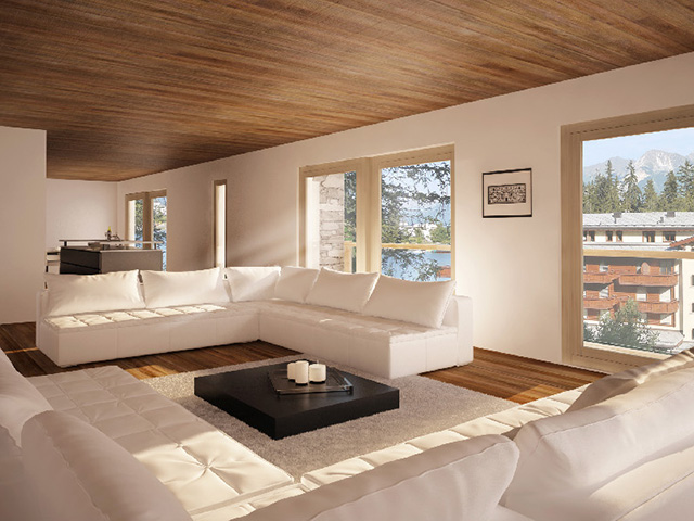 Crans-Montana - Appartement 4.5 Zimmer - Lux-Homes Berge Alpen Immobilien Prestige Charme Luxus TissoT