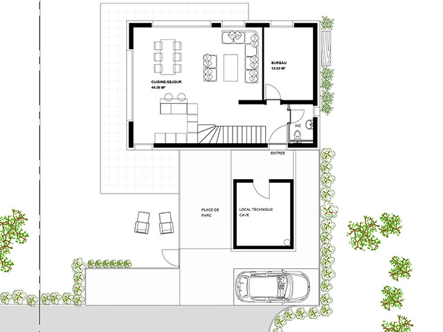 Собственность - Conthey - отдельностоящая вилла 5.5 комната