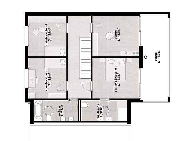 Portalban 1568 FR - вилла по типовой застройке 5.5 комната - ТиссоТ Недвижимость