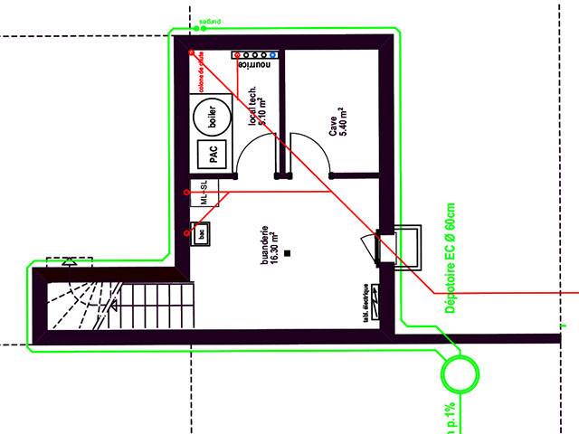Собственность - Besencens - вилла по типовой застройке 5.5 комната
