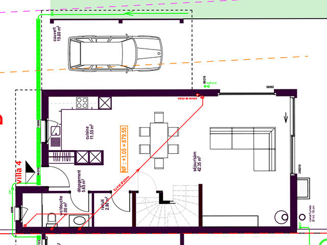 Besencens TissoT Immobiliare : Ville gemelle 5.5 rooms