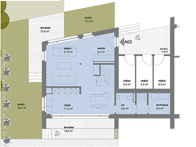 Собственность - Gletterens - отдельностоящая вилла 5.5 комната