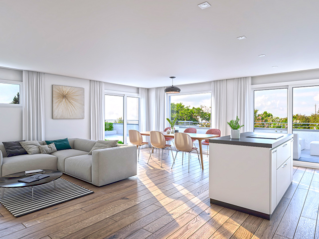 Remaufens - Duplex 5.5 Zimmer - Lux-Homes Ländlich Land Immobilien Prestige Charme Luxus TissoT