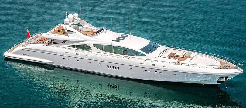 Acheter Superyacht Mangusta 165 Overmarine Tissot Yachts International