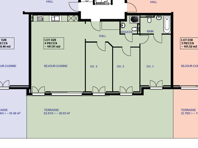 Rennaz TissoT Realestate : Flat 4.0 rooms