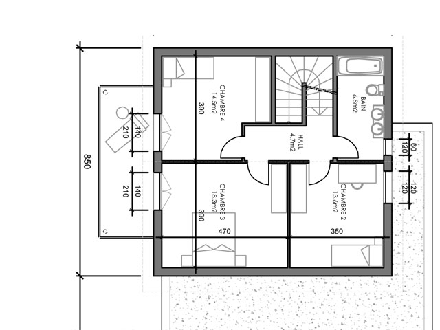 Bien immobilier - Corcelles-près-Payerne - Villa mitoyenne 5.5 pi&egrave;ces