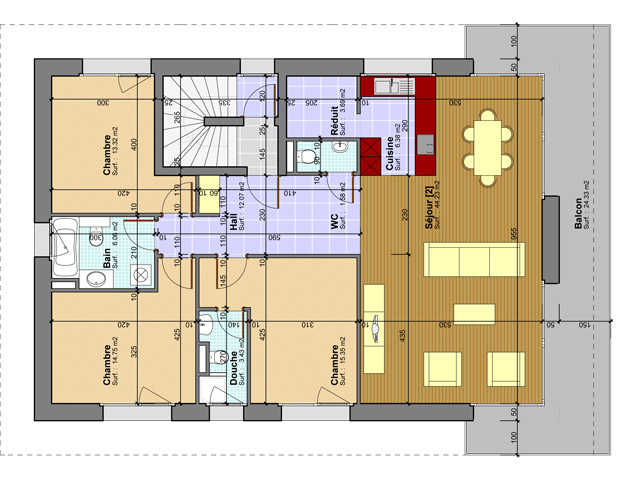 Borex TissoT Realestate : Appartement 4.5 rooms