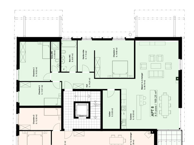 Bettens TissoT Realestate : Flat 4.5 rooms
