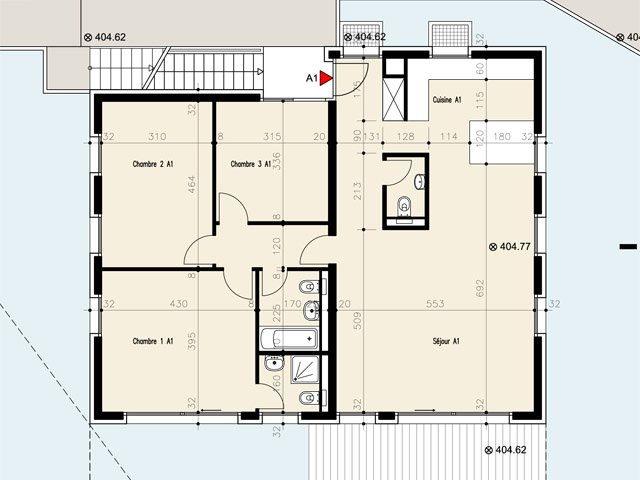 real estate - Saint-Prex - Ground-floor flat with garden 4.5 rooms