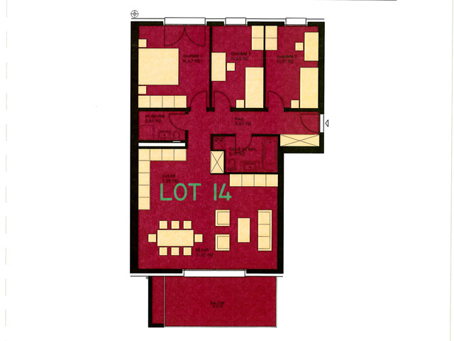 Bex TissoT Realestate : Flat 4.5 rooms