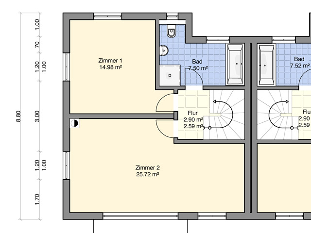 Epalinges TissoT Immobilier : Villa mitoyenne 4.5 pi&egrave;ces