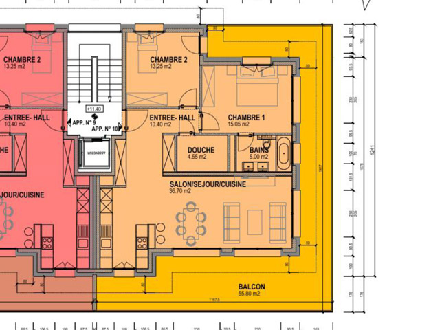 Bien immobilier - Bex - Appartement 3.5 pi&egrave;ces