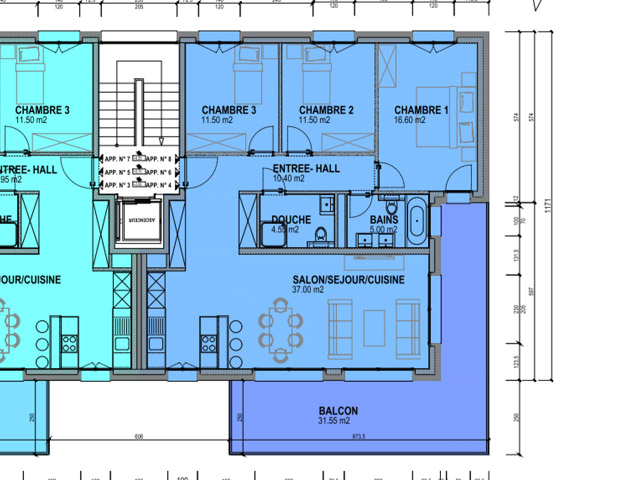 Bien immobilier - Bex - Appartement 4.5 pi&egrave;ces
