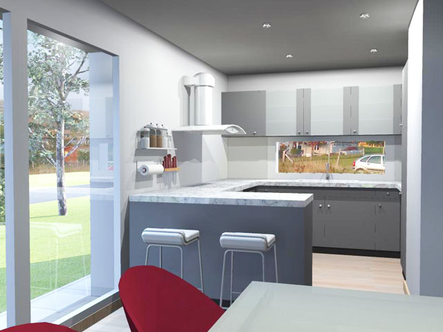 Bien immobilier - Gletterens - Villa jumelle 4.5 pi&egrave;ces