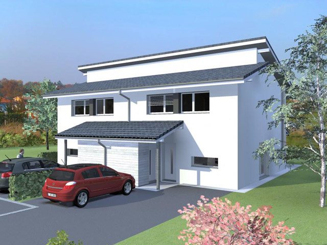 Gletterens 1544 FR - Villa jumelle 4.5 pi&egrave;ces - TissoT Immobilier