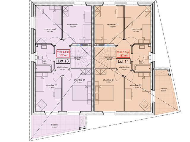 Echallens 1040 VD - Ville gemelle 5.5 rooms - TissoT Immobiliare