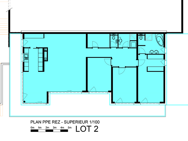 real estate - Veytaux - Flat 4.5 rooms