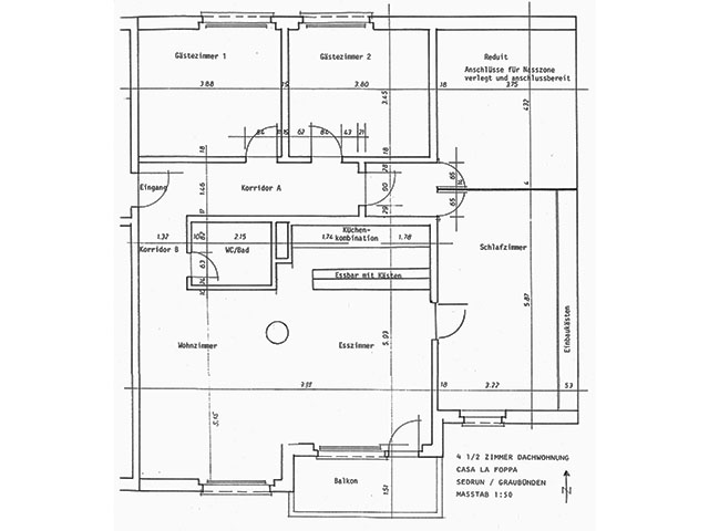 Sedrun TissoT Realestate : Flat 4.5 rooms