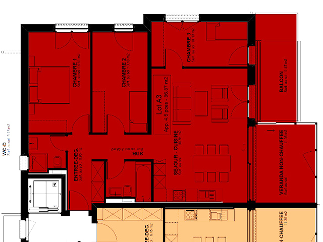 Villars-le-Terroir TissoT Realestate : Flat 4.5 rooms