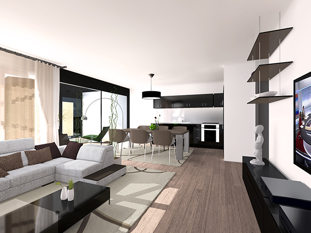 real estate - Villars-le-Terroir - Appartement 3.5 rooms