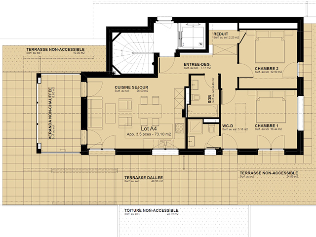 Villars-le-Terroir TissoT Immobiliare : Appartamento 3.5 rooms