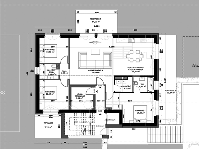 real estate - Cudrefin - Immeuble locatif 17.0 rooms