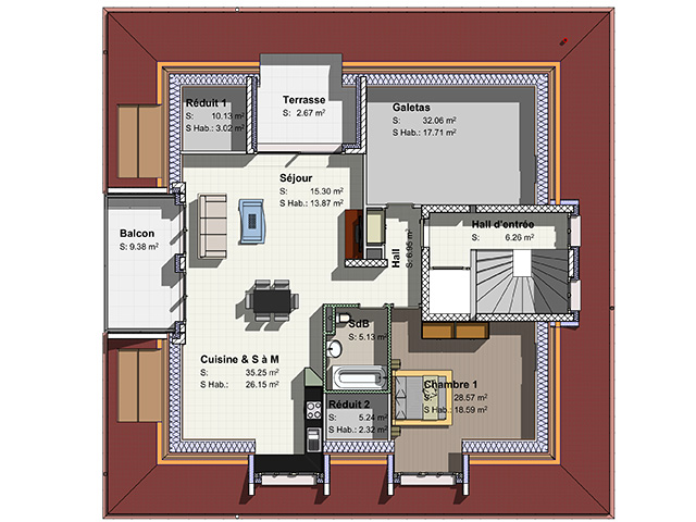 Pomy - Wohnung 3.5 rooms