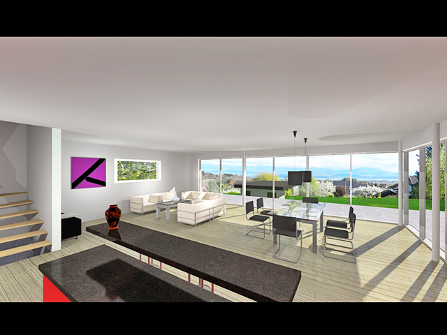 Bien immobilier - Genolier - Villa individuelle 6.5 pi&egrave;ces