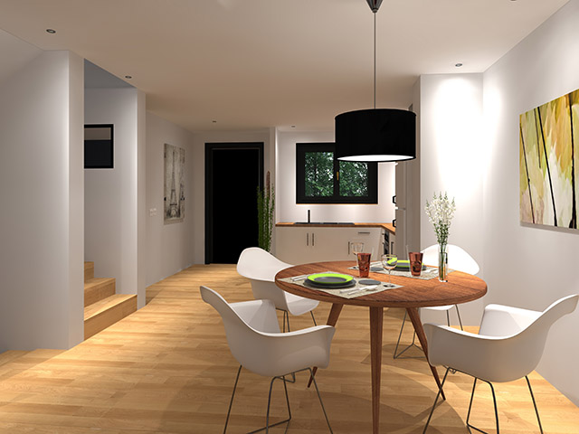 Bien immobilier - Vessy - Villa contiguë 5.0 pi&egrave;ces