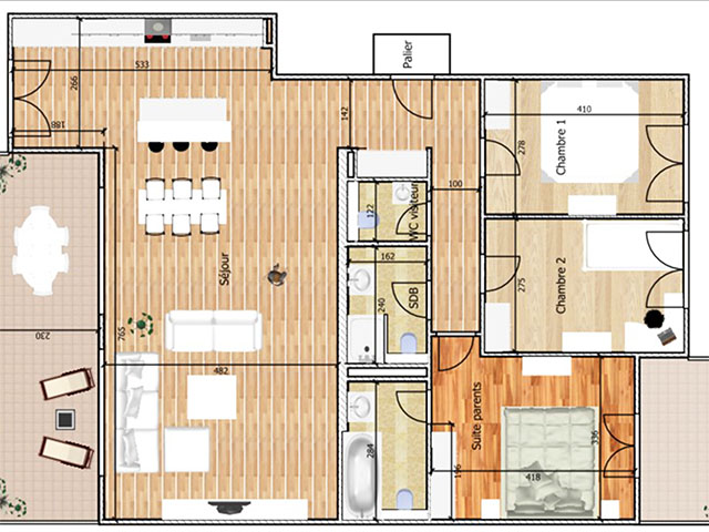 real estate - Vétroz - Flats 4.5 rooms
