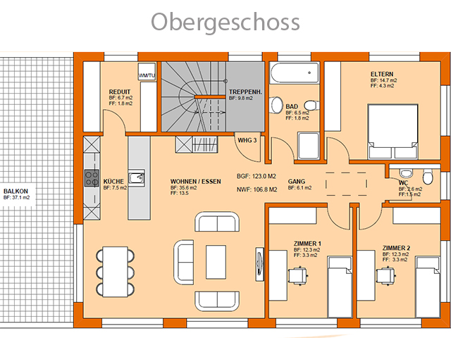 Egliswil - Immeuble 8.5 rooms