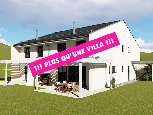 Commugny - Magnifique Villa jumelle 6.5 pièces - Vente immobilière