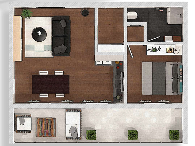real estate - Ardon - Appartement 2.5 rooms
