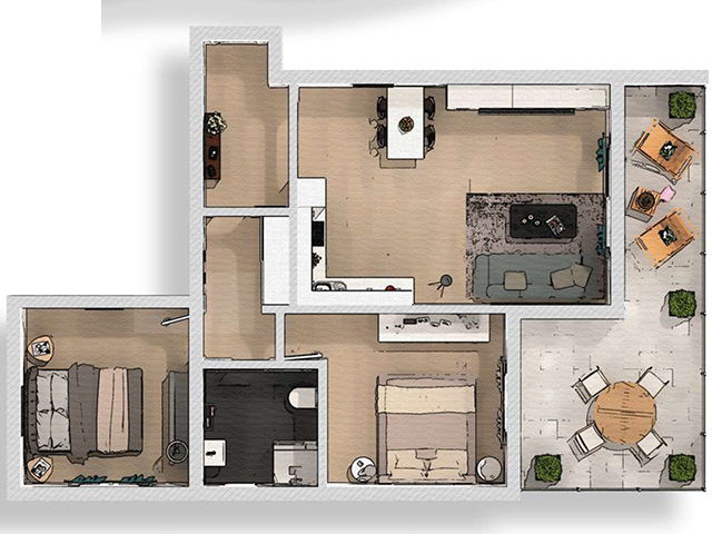 Ardon - Appartement 3.5 rooms