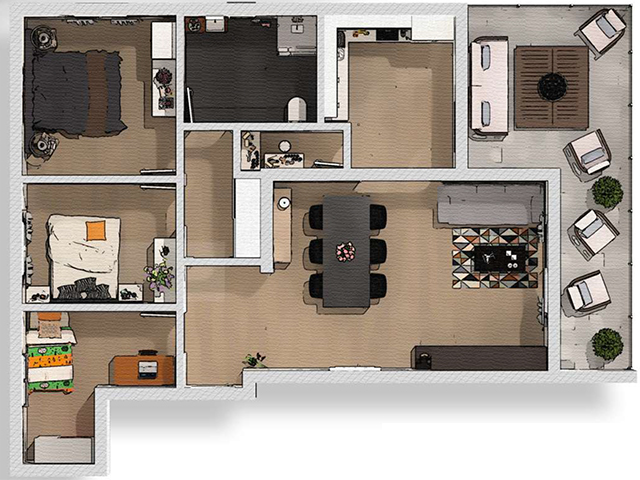 Ardon TissoT Immobilier : Appartement 4.5 pièces