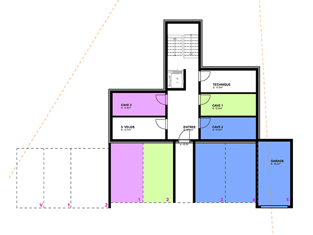 real estate - Cresuz - Flat 2.5 rooms