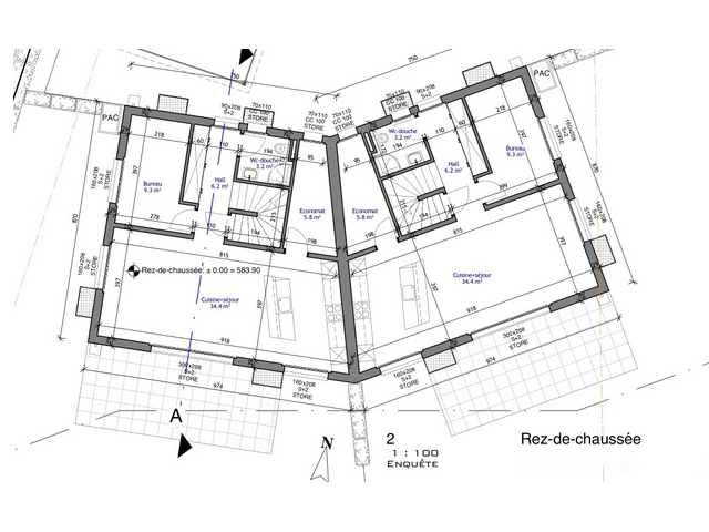 St-Barthélemy - Villa jumelle 5.5 pi&egrave;ces