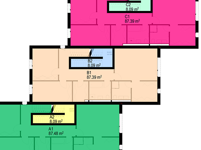 real estate - Châtel-St-Denis - Duplex 5.5 rooms