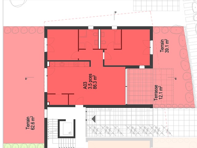 Riaz TissoT Immobilier : Appartement 3.5 pièces