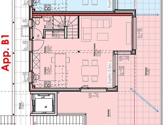 Bulle TissoT Realestate : Duplex 3.5 rooms