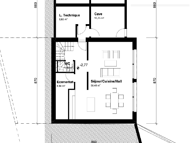 Bien immobilier - Les Neyres - Villa jumelle 5.5 pièces