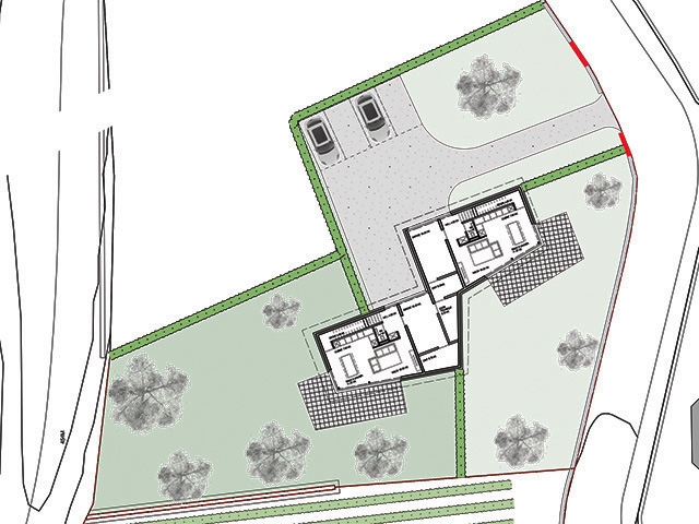 Bien immobilier - St-Légier-La Chiésaz - Villa jumelle 4.5 pi&egrave;ces