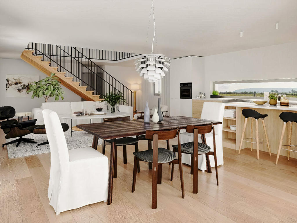 Cressier NE - Doppeleinfamilienhaus 6.5 pi&egrave;ces