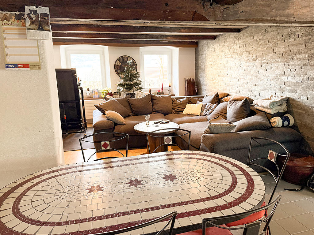 Bien immobilier - Bussy-sur-Moudon - Maison villageoise 4.5 pi&egrave;ces